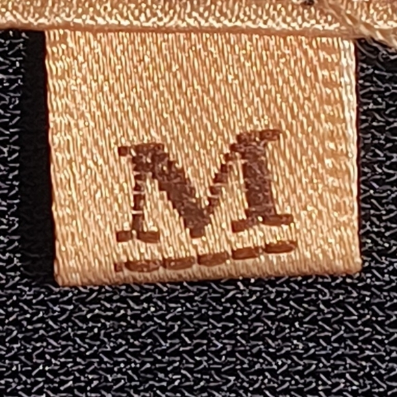 Sweet Tiger Women's Medium Black Long Sleeve Blouse W/Necklace - Picture 11 of 12